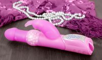 Voorbeeld: Silicone Bead Vibrator met Clitoris Vibro Bunny