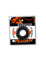 Voorbeeld: Oxballs PLUSHY Penisring Black Mica – Produktverpackung