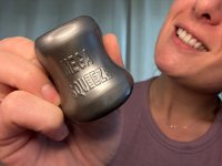 Voorbeeld: Oxballen MEGA SQUEEZE ball stretcher Zilver