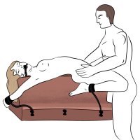 Voorbeeld: Bondage Spanking Bench Steed