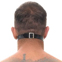 Voorbeeld: Latex Hohlknebel mit Mundrohr