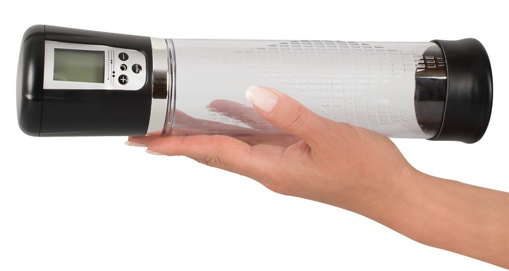 Volautomatische penispomp met 4 zuigstanden Volautomatische penispomp met 4 zuigstanden
