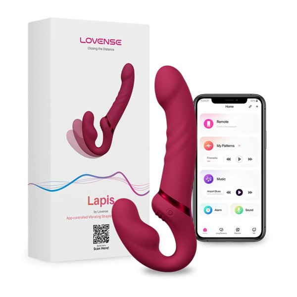 Strapless vibrator voor koppels - bestuurbaar via app!