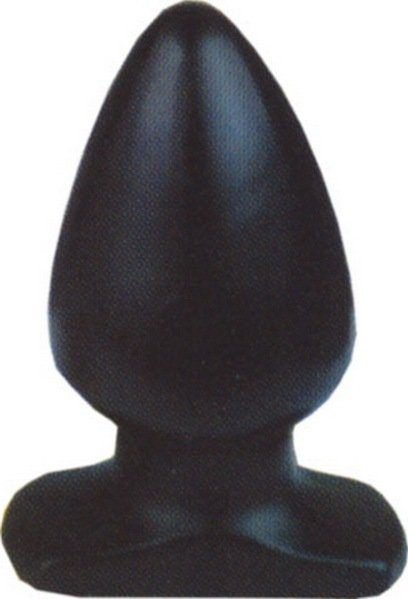 Zwart Analplug in maat Medium 9,7x5,4cm Zwart Analplug in maat Medium 9,7x5,4cm