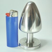 Voorbeeld: Buttplug roestvrij staal Ø 50 mm