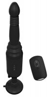 Voorbeeld: Analvibrator Ass Thruster schwarz mit Saugfuß und Fernbedienung