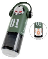 Voorbeeld: SKULL masturbator met 3 functies - Automatisch masturbator met warmtefunctie