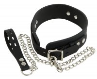 Voorbeeld: Silicone halsband met leiband zacht en zacht