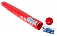 Voorbeeld: Rode Push Vibrator met 5-traps duwfunctie