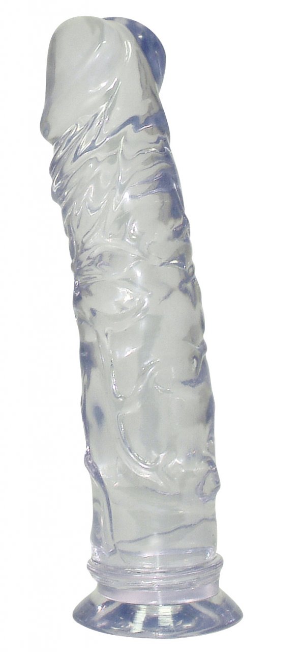 Doorzichtige natuurlijke dildo - Ø 3.5 x 19.5 cm