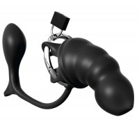 Peniskäfig Ace gas met Analplug