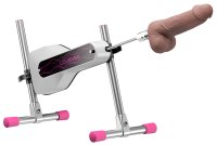 Voorbeeld: Lovense Mini-Sexmaschine – schräg aufwärts ausgerichtet mit Dildo