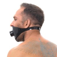 Voorbeeld: Latex Hohlknebel mit Mundrohr
