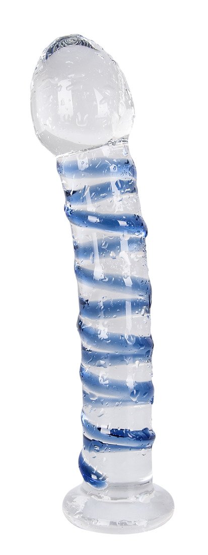 Transparante Glazen Dildo Kunst Clair Bleu Transparante Glazen Dildo Kunst Clair Bleu