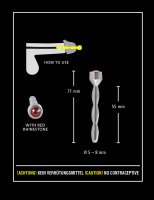 Voorbeeld: Stevige dilator met edelsteen