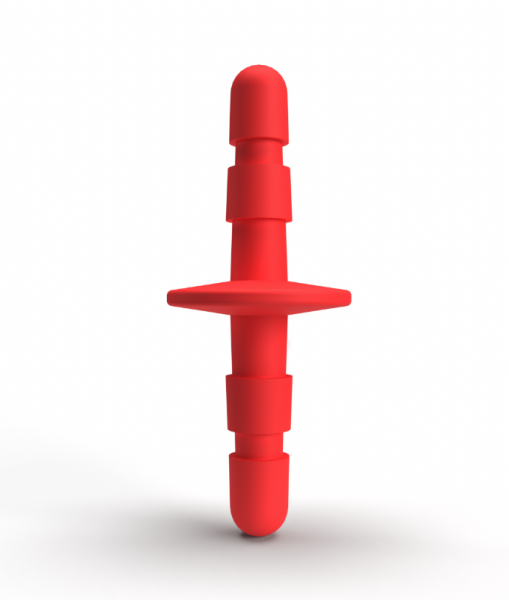 Hung systeem dubbele stekker - Rood