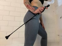 Voorbeeld: Klassieke zweep BDSM Zwart