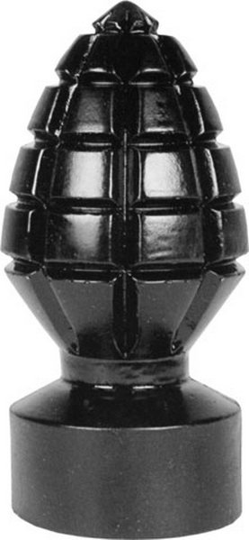 All Black Andreas Analplug - de granaat in het bed 14,5x 6,5cm All Black Andreas Analplug - de granaat in het bed 14,5x 6,5cm