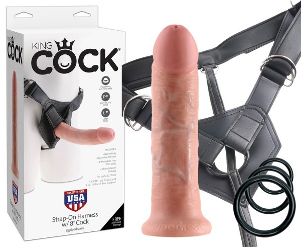 King Cock Strap-On Harness 8&quot;
