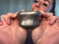 Voorbeeld: Oxballen MEGA SQUEEZE ball stretcher Zilver