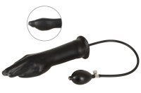 Voorbeeld: Aufpumpbarer Hand-Pumpdildo aus Latex – mit Ballpumpe