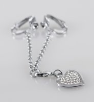 Voorbeeld: Intieme juwelenketting met hartje voor speciale nadruk
