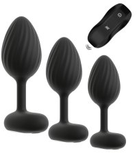 Vibro-Analplug Set met afstandsbediening