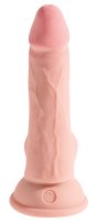 Voorbeeld: Triple density natuurlijke dildo met testikels 14 cm, Ø 3,9 cm