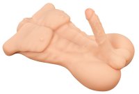Voorbeeld: Realistixxx Deluxe Man – hautfarbener Torso-Masturbator in Schrägansicht