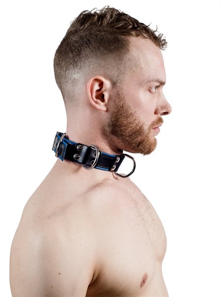 Nekmanchet 4 D-ringen Blauw Nekmanchet 4 D-ringen Blauw