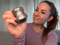 Voorbeeld: Oxballen MEGA SQUEEZE ball stretcher Zilver