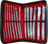 Voorbeeld: 14-delige Hegar Dilator complete set