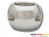 Voorbeeld: 40 mm hoher und ovaler Ballstretcher aus Edelstahl
