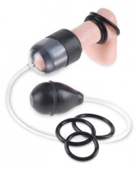 Eichelpumpe mit Pumpball transparent
