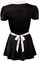 Voorbeeld: Hausmädchen Kostüm schwarzes Minikleid