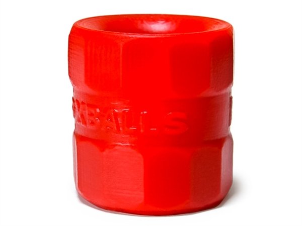 Zwart ball stretcher gemaakt van siliconen Zwart ball stretcher gemaakt van siliconen