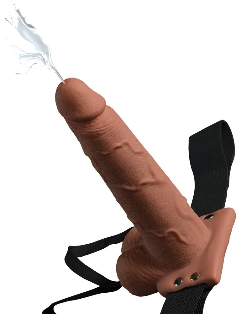 Squirting Strap-on met Ballen Binnen Ø 4.1 cm Squirting Strap-on met Ballen Binnen Ø 4.1 cm