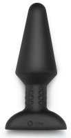 Voorbeeld: Analvibrator Rimming XL schwarz – Vorderansicht mit breiter Basis