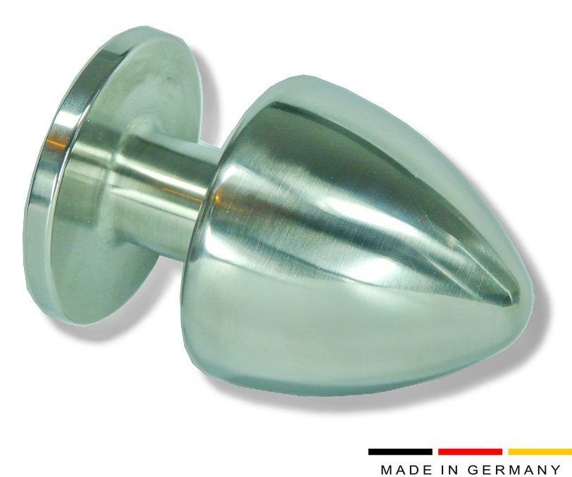 Roestvrij staal buttplug Ø 80 mm Pro