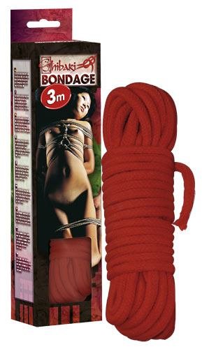 Rood bondage touw voor tintelende bondage spelletjes