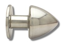 Voorbeeld: 100 mm Buttplug aus Edelstahl - nur für echte Profis
