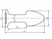 Voorbeeld: Buttplug Edelstahl 35 mm