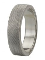 Voorbeeld: Cockring aus Edelstahl 15 mm breit geriffelt