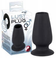 Voorbeeld: Der Anal Tunnel Plug Lust das EinsteigermodellSchwarzer Tunnel-Plug für Beginner Ø 3 cm
