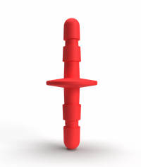 Hung systeem dubbele stekker - Rood