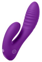 Voorbeeld: Mini-Rabbitvibrator Secret Lover violett – Produktansicht mit Rillen