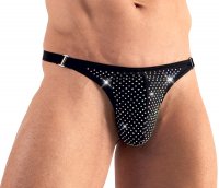 String met glittersteentjes