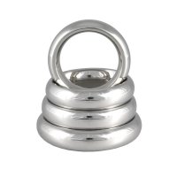 Voorbeeld: Cockring aus Edelstahl oval