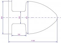 Voorbeeld: Buttplug Edelstahl 80mm
