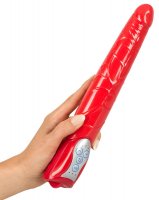 Voorbeeld: Rode Push Vibrator met 5-traps duwfunctie